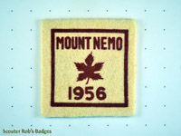 Click to enlarge 1956 Mount Nemo Scout Camp